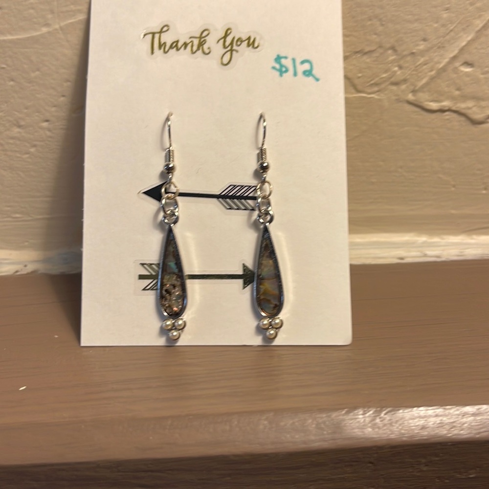 Hanging earrings. Created by me